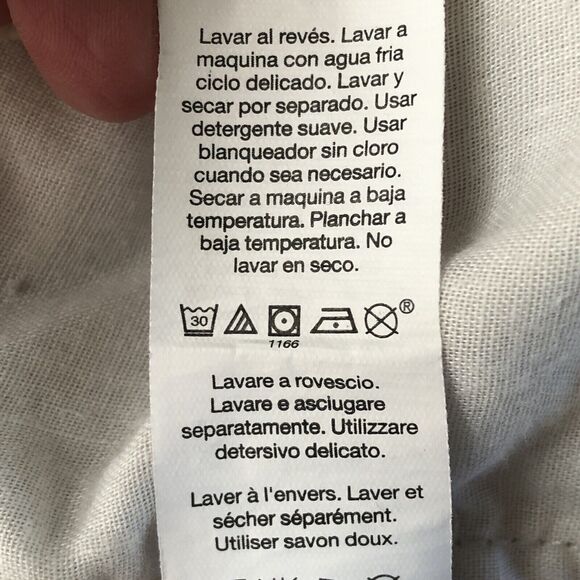 GapKhakis Mens Chino Beige Pants Size 36 With Colorful Buttons - Picture 16 of 16